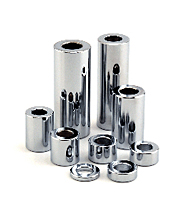 PK 5 MPB1380-1 Each Steel Midwest Acorn Nut Round Spacer Chrome-Plated 7//8 Outside Dia